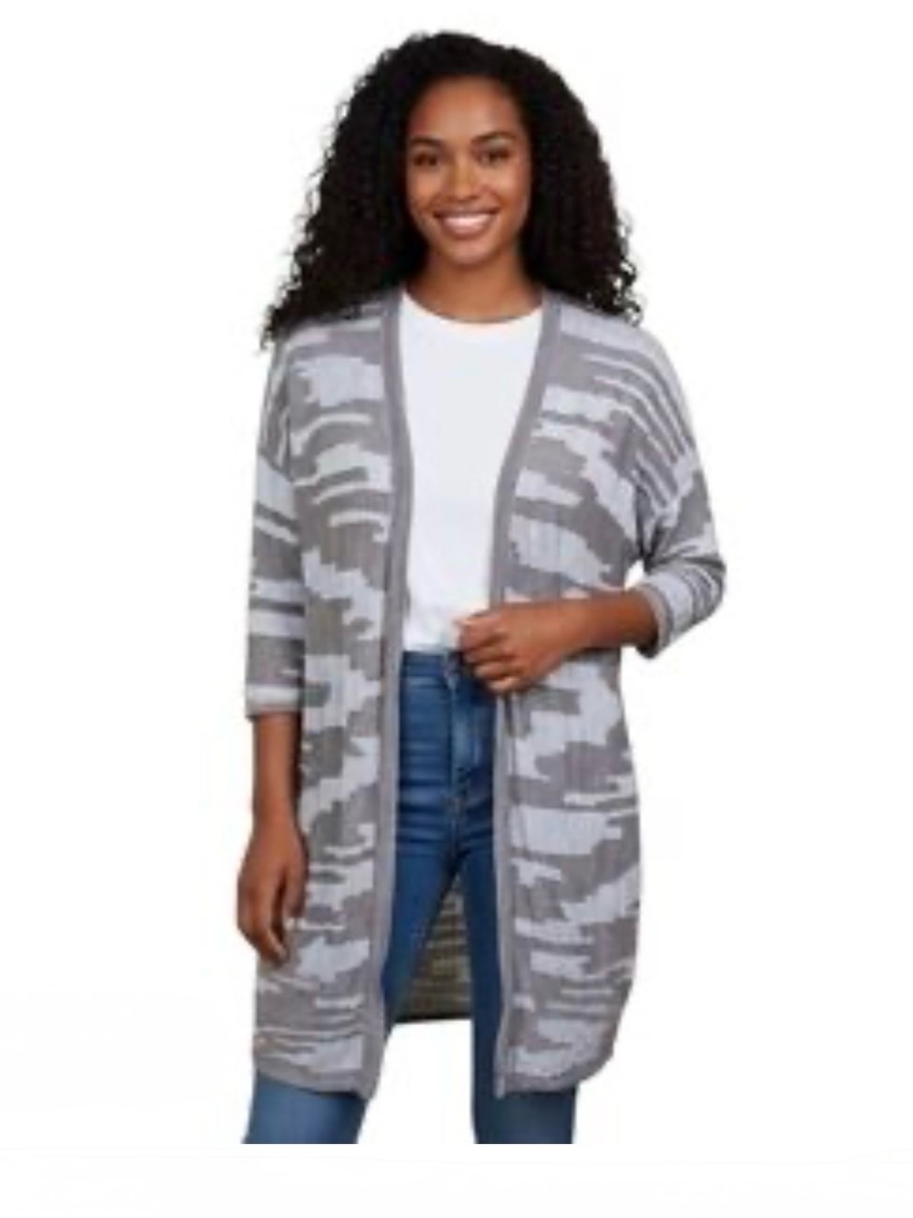 Chico's EasyWear Lightweight Duster Cardigan